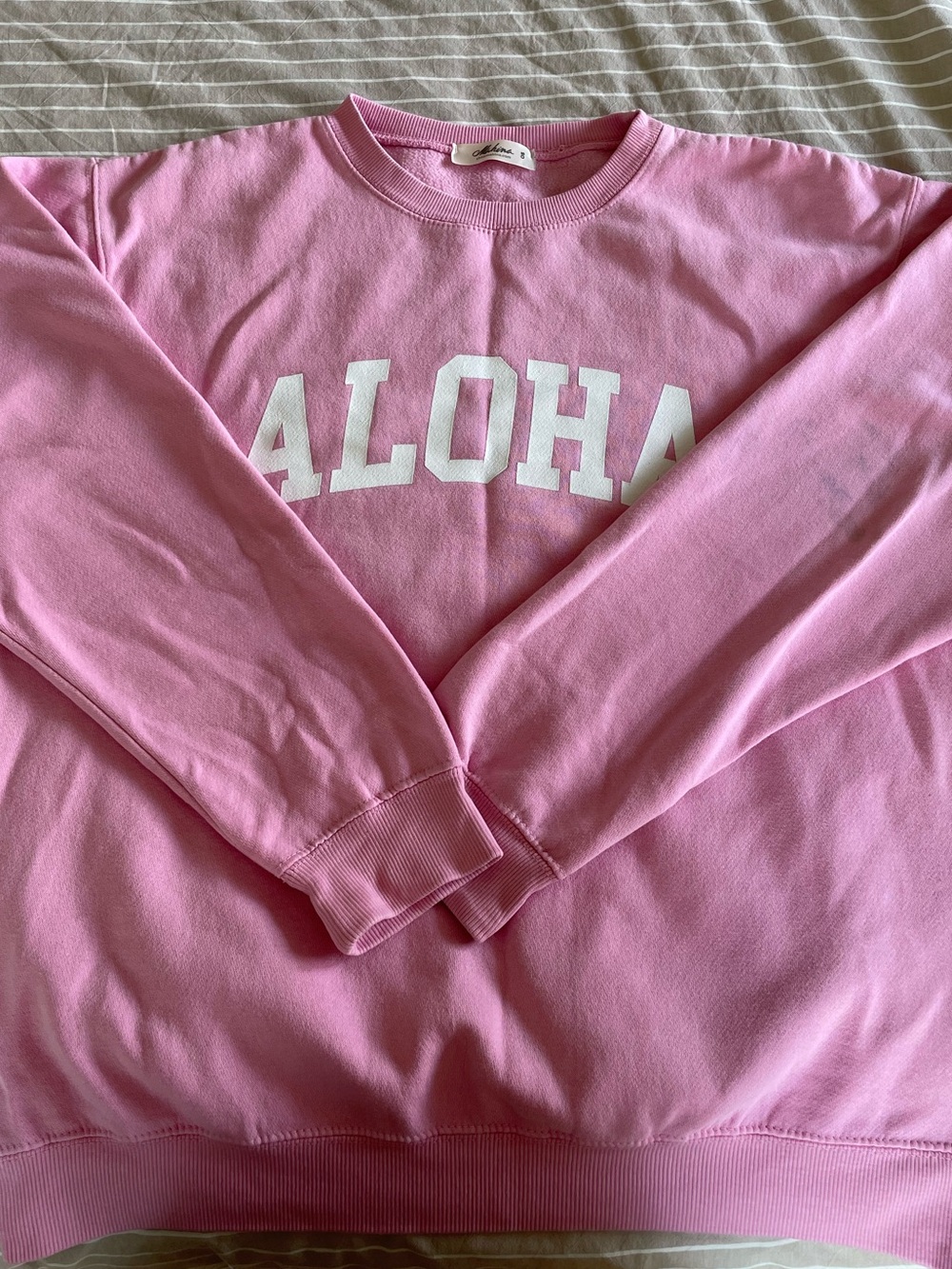 mahina Pink Pullover Sweatshirt
